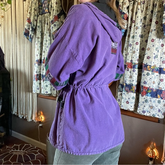 SOLD Southwestern Canvas Jacket - Picture 3 of 3